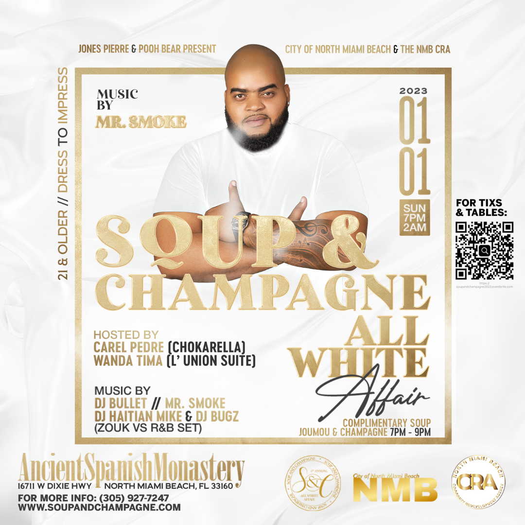 Soup and Champagne All White Affair 2023 at Ancient Spanish Monastery - North Miami Beach - January 1 (4)