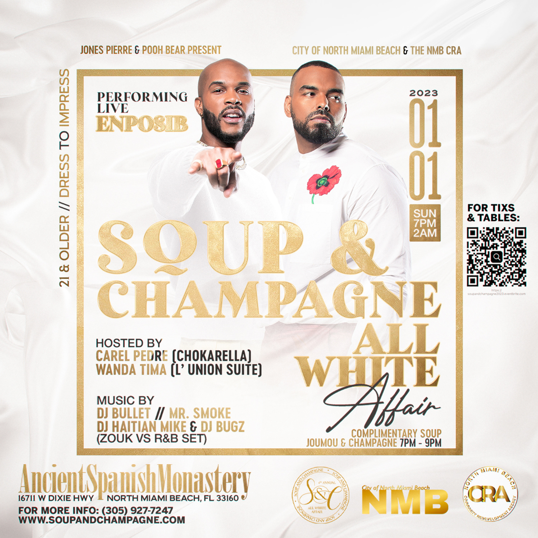 Soup and Champagne All White Affair 2023 at Ancient Spanish Monastery - North Miami Beach - January 1 (5)